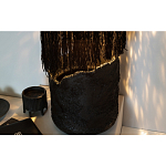 Напольная лампа черная с текстильными элементами "ЯРВИ" варинант исполнения - 7 | Loft Concept в Красноярске