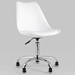 Офисный стул на металлическом основании EGGERY White пластик варинант исполнения - 2 | Loft Concept в Красноярске
