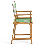 Кресло режиссерское из акации и ткани Geneva варинант исполнения - 3 | Loft Concept в Красноярске