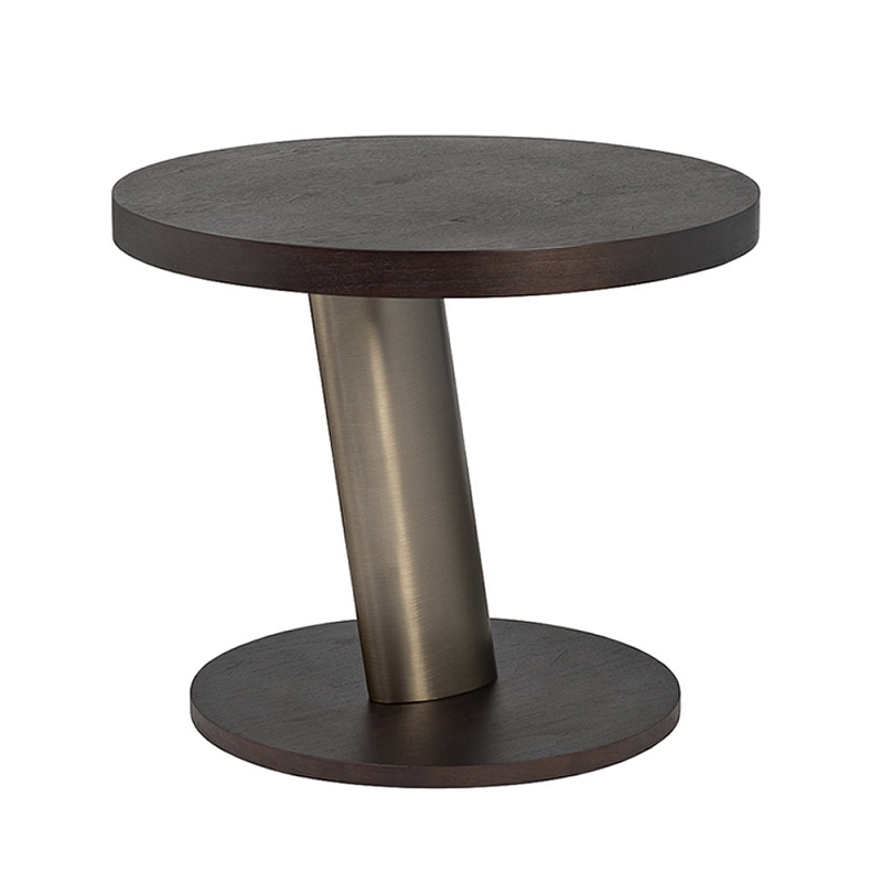 Столик журнальный Dominant темный орех Золотой Коричневый в Красноярске | Loft Concept 