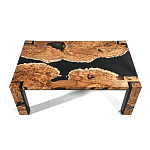 Кофейный Стол River in Autumn Elm Resin Coffee Table варинант исполнения - 2 | Loft Concept в Красноярске