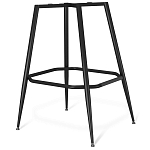 Барный стул со спинкой и подлокотниками на 4-х металлических ножках Douglas Rhombus Синий Велюр варинант исполнения - 5 | Loft Concept в Красноярске