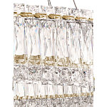 Люстра подвесная круглая из прозрачного хрусталя с золотым корпусом Selfsufficient варинант исполнения - 8 | Loft Concept в Красноярске