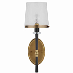 Бра настенное с прозрачным стеклянным абажуром Simple Pure Form варинант исполнения - 3 | Loft Concept в Красноярске