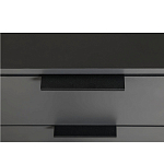 Комод цвета графит с 3-мя ящиками Strict Lines  варинант исполнения - 5 | Loft Concept в Красноярске