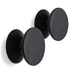 Комплект из 2-х круглых деревянных настенных крючков Bert Wall Hanger варинант исполнения - 1 | Loft Concept в Красноярске