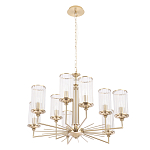 Люстра с 9-ю цилиндрическими стеклянными плафонами Jeanette варинант исполнения - 1 | Loft Concept в Красноярске