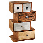 Тумба необычной формы с выдвижными ящиками Shift варинант исполнения - 1 | Loft Concept в Красноярске