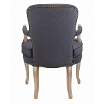 Кресло Aubrey Classical Armchair dark grey velour варинант исполнения - 3 | Loft Concept в Красноярске
