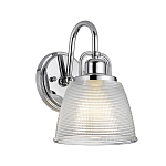 Бра с прозрачным рифленым плафоном в форме колокола Quoizel варинант исполнения - 1 | Loft Concept в Красноярске