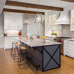 Подвесной светильник с прозрачным коническим стеклянным плафоном в современном стиле Feiss варинант исполнения - 3 | Loft Concept в Красноярске