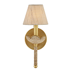 Бра из кованого железа с отделкой плетеной веревкой и сусальным золотом Parisian Style варинант исполнения - 4 | Loft Concept в Красноярске