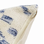 Чехол на подушку с узором в этно-стиле Blue Ikat варинант исполнения - 2 | Loft Concept в Красноярске