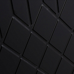 Комод черный округлой формы с рельефным фасадом Black Cut варинант исполнения - 5 | Loft Concept в Красноярске