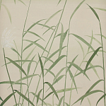 Обои ручная роспись Wild Grasses Special Colourway on Bleached Silver slub silk варинант исполнения - 2 | Loft Concept в Красноярске