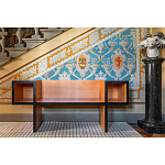 Дизайнерская скамейка  Canton  Beech and Black Bench варинант исполнения - 5 | Loft Concept в Красноярске