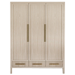 Большой Шкаф Primo Светлый дуб с 3 дверьми и 3 выдвижными ящиками варинант исполнения - 7 | Loft Concept в Красноярске