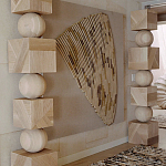 Декор настенный в Эко стиле рафия Malibu wall panel варинант исполнения - 1 | Loft Concept в Красноярске