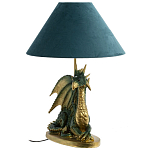 Настольная лампа с абажуром Дракон Green Dragon Синий абажур варинант исполнения - 1 | Loft Concept в Красноярске