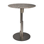 Стол барный круглый высокий с полосатым узором Zebroids варинант исполнения - 1 | Loft Concept в Красноярске