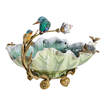 Чаша в виде листка лотоса с птицами Eden Garden варинант исполнения - 4 | Loft Concept в Красноярске