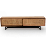 ТВ-тумба из массива тика Busto TV Stand варинант исполнения - 1 | Loft Concept в Красноярске