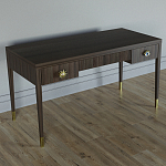 Письменный стол Elsa Dreams Walnut Шпон дерево с двумя ящиками варинант исполнения - 2 | Loft Concept в Красноярске