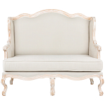 Диван двухместный из массива бука бежевый Solid Luxury варинант исполнения - 1 | Loft Concept в Красноярске