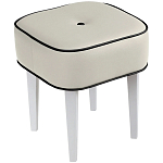 Квадратный мягкий пуф на белых ножках Winton Pouf Square варинант исполнения - 21 | Loft Concept в Красноярске