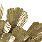 Зеркало круглое настенное в металлической раме Sunny Golden Petals варинант исполнения - 5 | Loft Concept в Красноярске