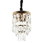 Подвесной светильник с прямоугольными хрустальными подвесками Lunet Crystal Rectangulars Pendant Light 2 варинант исполнения - 1 | Loft Concept в Красноярске