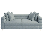 Дизайнерский Диван Lancaster Серо-голубое букле варинант исполнения - 3 | Loft Concept в Красноярске