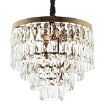 Люстра с прямоугольными хрустальными подвесками Lunet Crystal Rectangulars Chandelier 6 варинант исполнения - 1 | Loft Concept в Красноярске