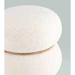 Пуф Полли S тедди белый варинант исполнения - 3 | Loft Concept в Красноярске