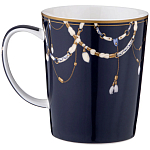 Кружка из фарфора синяя с изображением лошади 400 мл Porcelain Horse Set варинант исполнения - 1 | Loft Concept в Красноярске