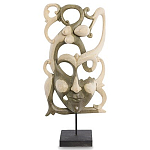 Маска ручной работы деревянная резная Mask Divorces варинант исполнения - 1 | Loft Concept в Красноярске