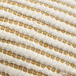 Чехол на подушку горчичного цвета с бахромой и объемным узором Ethnic mix варинант исполнения - 2 | Loft Concept в Красноярске