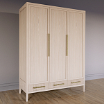 Большой Шкаф Primo Светлый дуб с 3 дверьми и 3 выдвижными ящиками варинант исполнения - 2 | Loft Concept в Красноярске