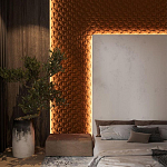 Гипсовая 3D Панель M-43 варинант исполнения - 1 | Loft Concept в Красноярске