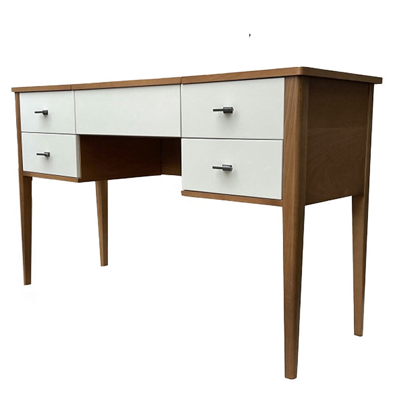 Стол письменный из массива бука Tasteful Furniture Table Коричневый Слоновая кость  в Красноярске | Loft Concept 