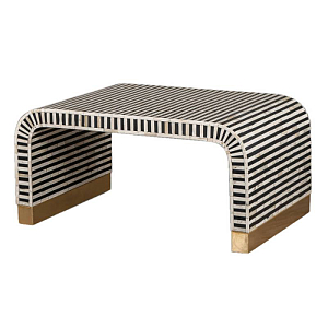 Столик с инкрустацией полосатый Caroline