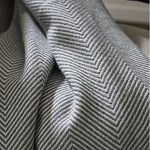 Плед из шерсти мериноса серого цвета 130×180 см Gray Waves варинант исполнения - 6 | Loft Concept в Красноярске