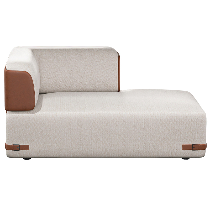 Кушетка Richmond  Молочный Коричневый в Красноярске | Loft Concept 