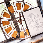 Часы настенные из металла в стиле лофт Clock with History варинант исполнения - 3 | Loft Concept в Красноярске