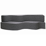 Дизайнерский модульный диван волнистой формы с цветным принтом Poltronova Superonda Sofa варинант исполнения - 14 | Loft Concept в Красноярске