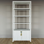 Стеллаж со стеклянными полками Elsa Dreams White варинант исполнения - 6 | Loft Concept в Красноярске