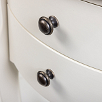 Белая тумба на фигурных ножках Shelby варинант исполнения - 4 | Loft Concept в Красноярске