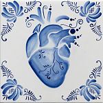 Плитка с узором Мое сердце варинант исполнения - 2 | Loft Concept в Красноярске