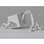 Скульптура «Окаменелый рост», Белый объект варинант исполнения - 1 | Loft Concept в Красноярске