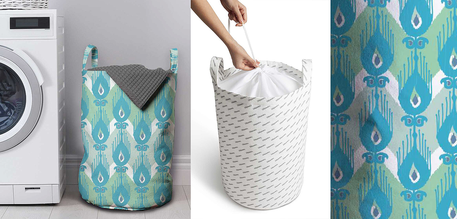 Корзина Pastel Blue Ornament Basket Корзина Pastel Blue Ornament Basket - Loft-Concept в Красноярске